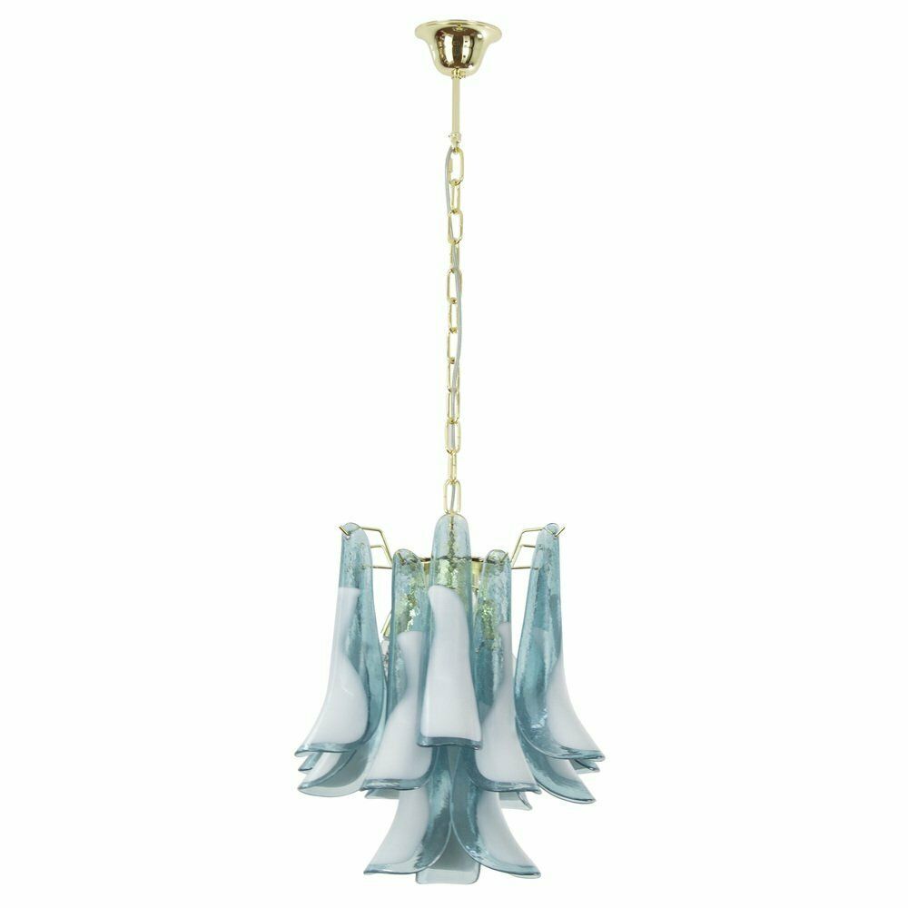 Italian Murano Glass Petal Chandelier, 1990s