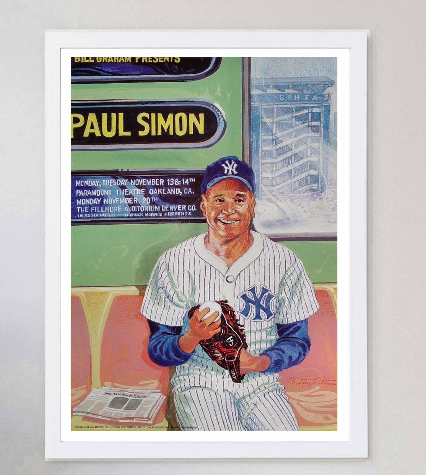 Paul Simon   Bill Graham Presents Original Vintage Poster photo for sale