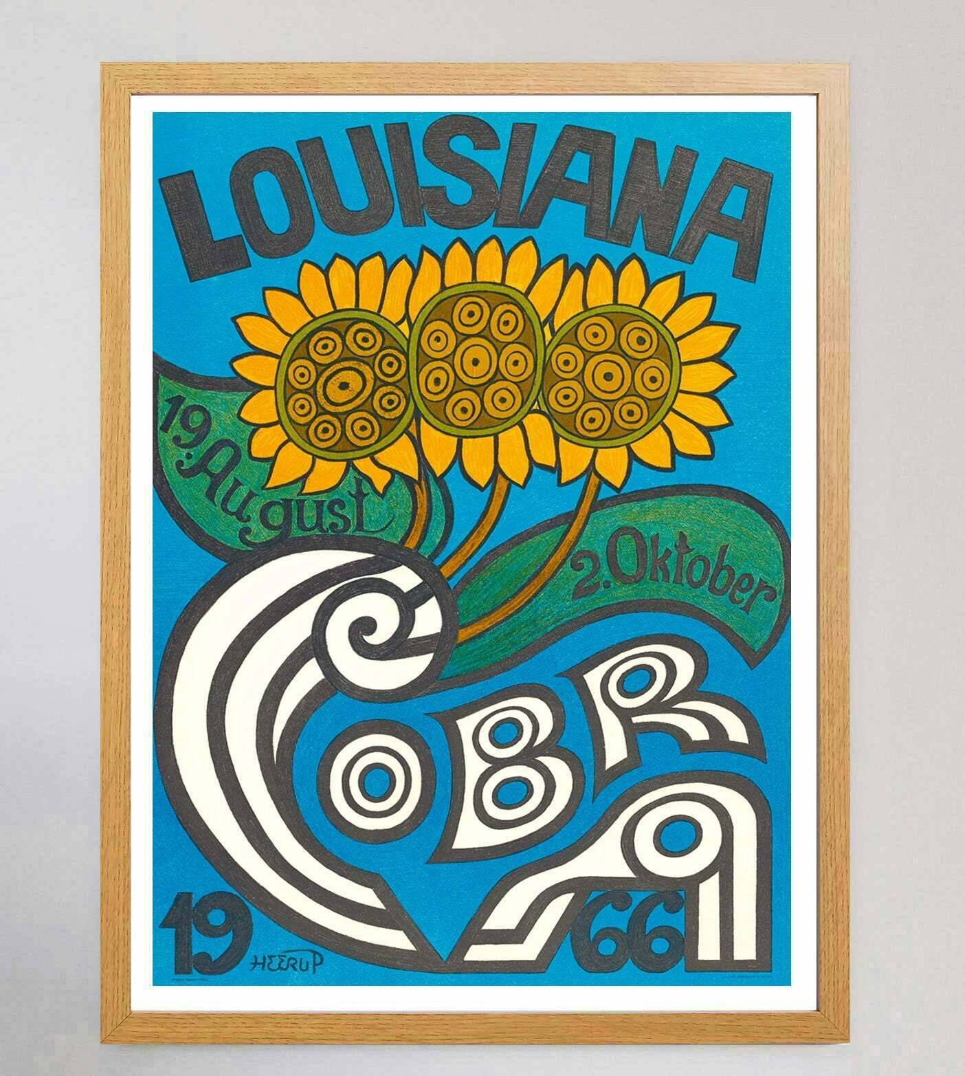Henry Heerup  Cobra   Louisiana  Original Vintage Poster photo Art