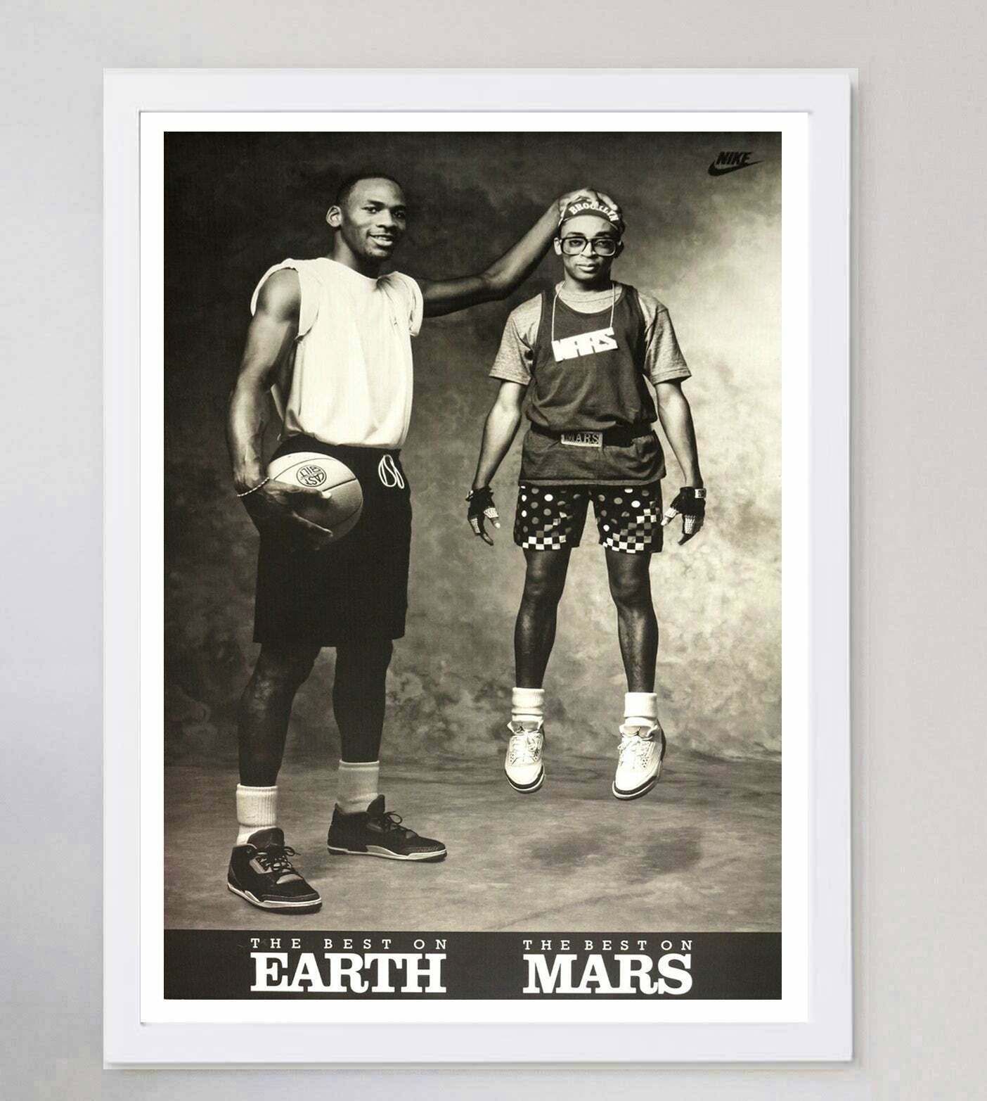 Nike   The Best On Earth   The Best On Mars Original Vintage Poster photo for sale