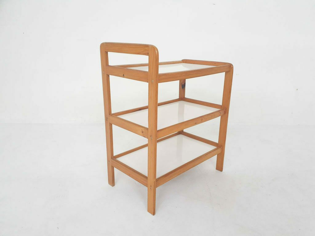 Pinewood Serving Table Or Tray, The Netherlands 1960's photo vinterior