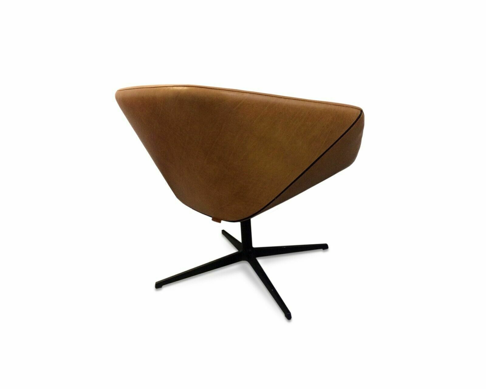 Montis Swivel Chairs In Tan Leather By Niels Bendtsen, 2010, Set Of 2 photo vinterior
