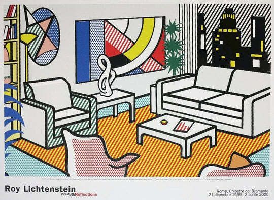 Roy Lichtenstein   Chiostro Del Bramante Original Vintage Poster