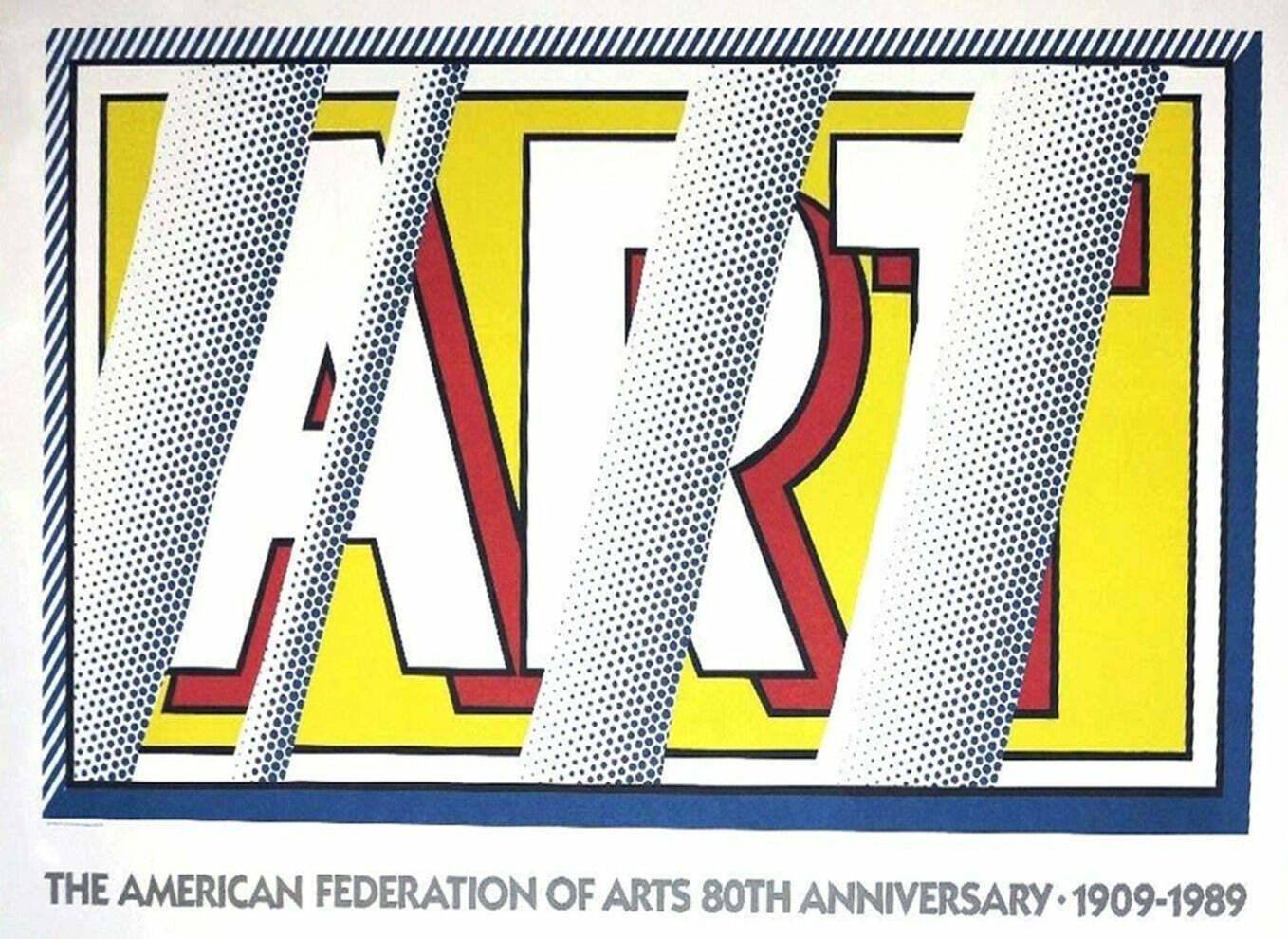 Roy Lichtenstein   The American Federation Of Arts Original Vintage Poster