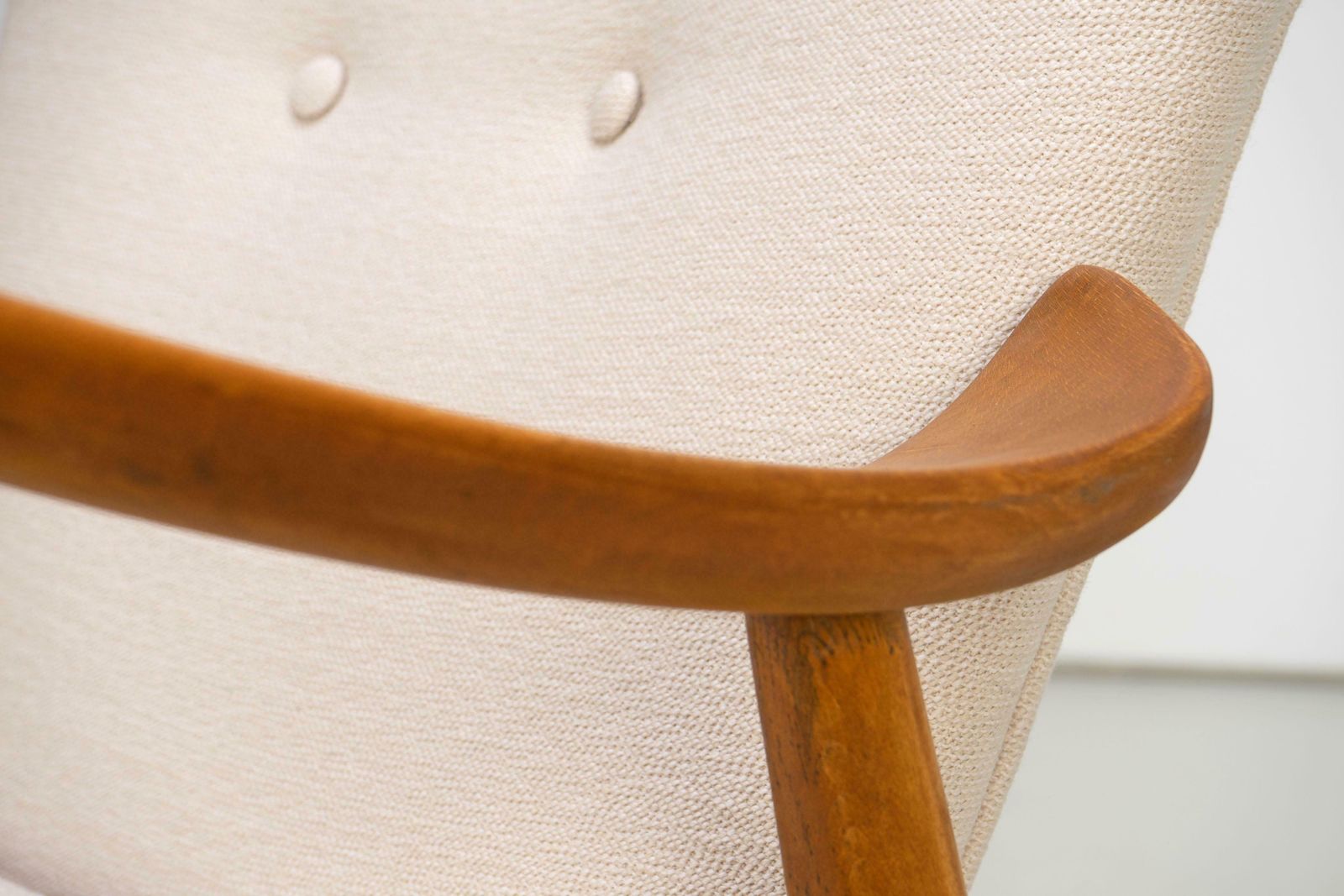 Highback Chair By Henry Schubell For Vik & Blindheim, Denmark, 1950s photo buy
