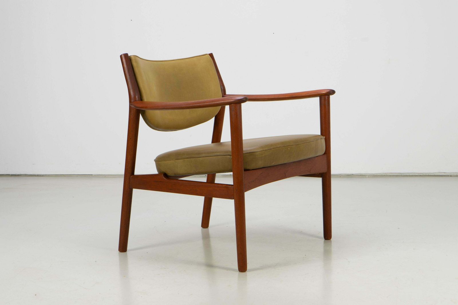 Pair Of Scandinavian Easy Chairs With Teak And Leather By Westnofa, 1960s photo buy