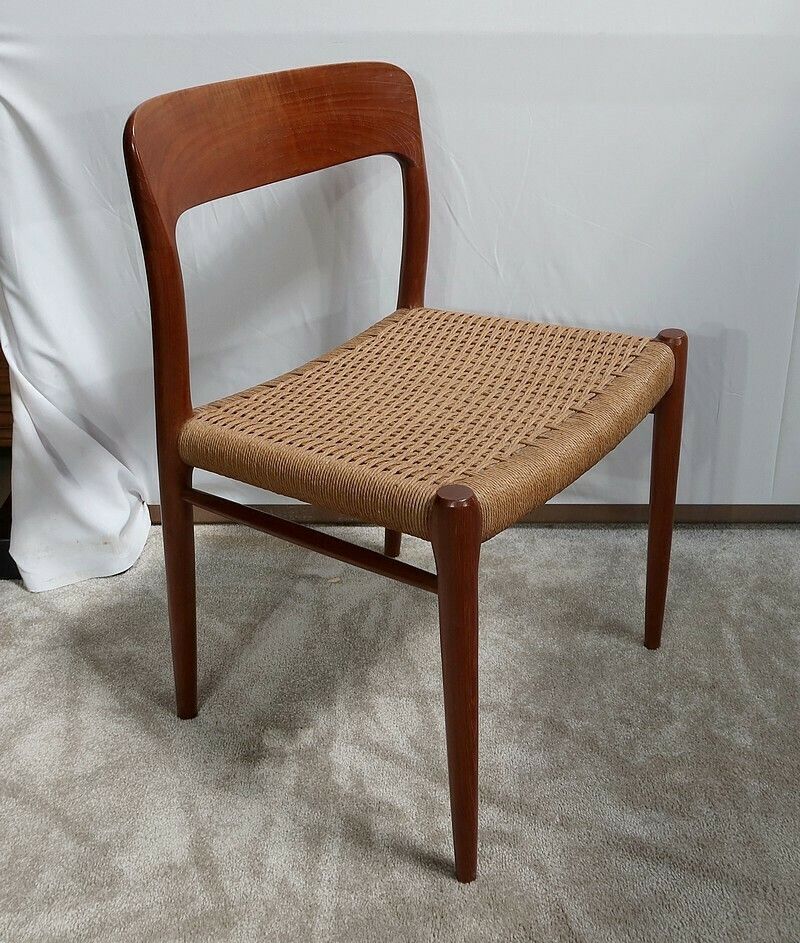 photo furniture 4 Model “75” Chairs By Niels Otto Moller, Denmark – 1960