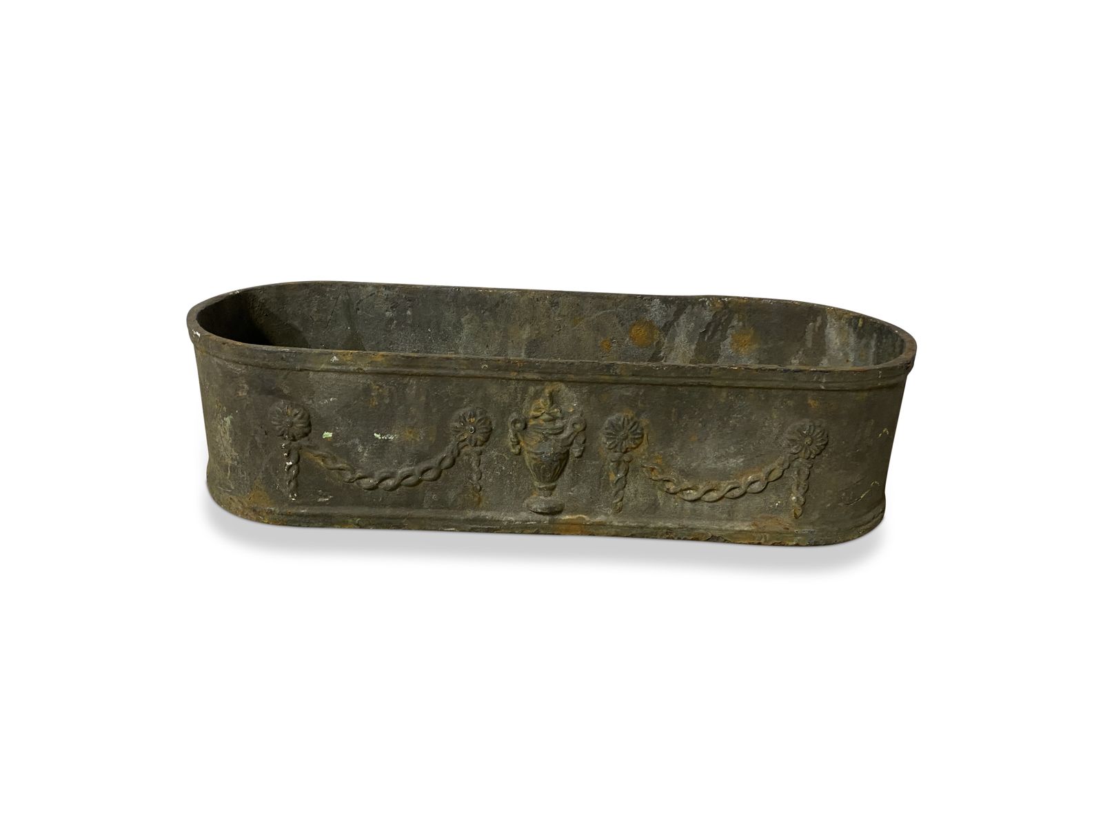 A Pair Of French Cast Iron Planters photo furniture