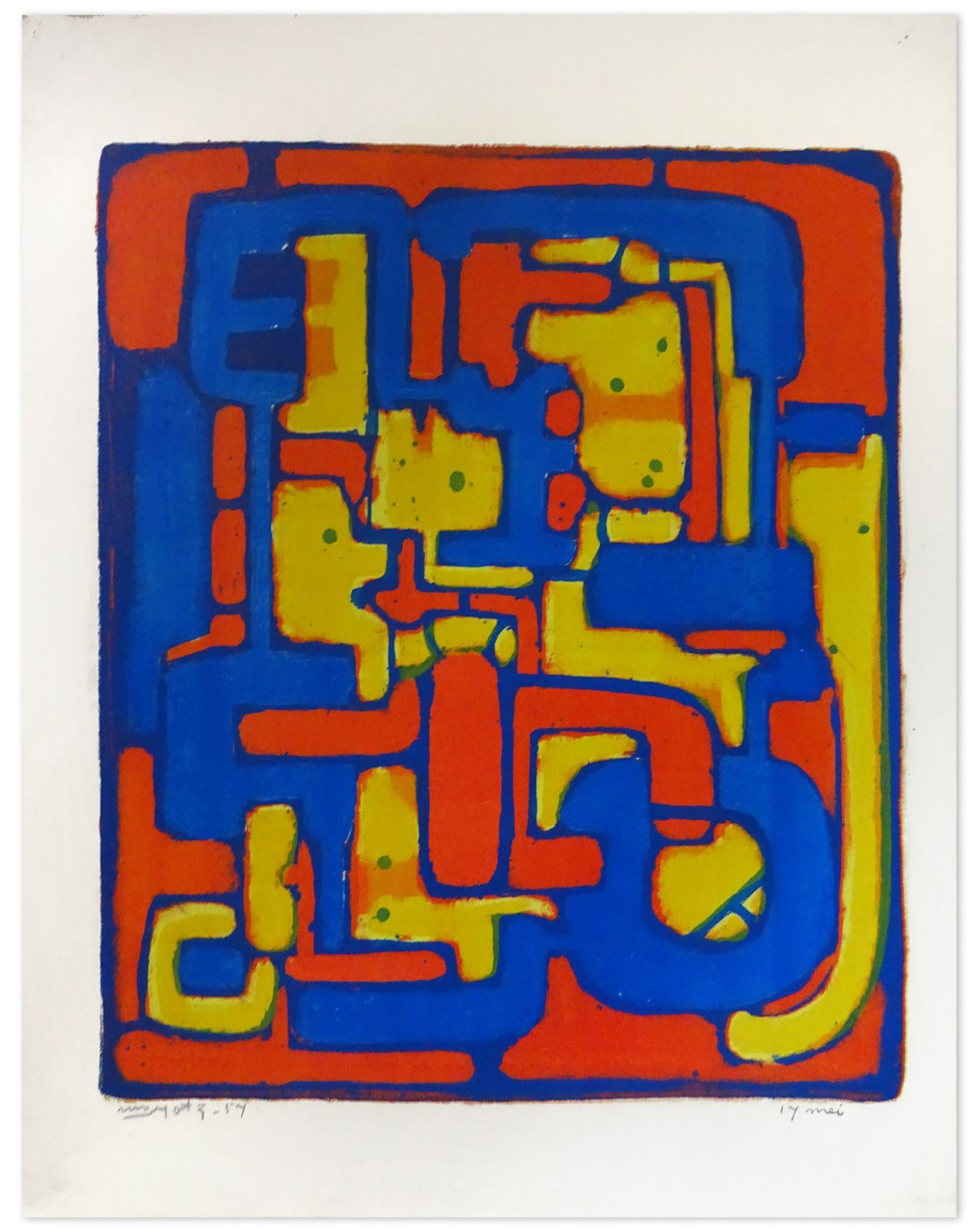 Wim Motz, “17 Mai”, 1957, 1950s