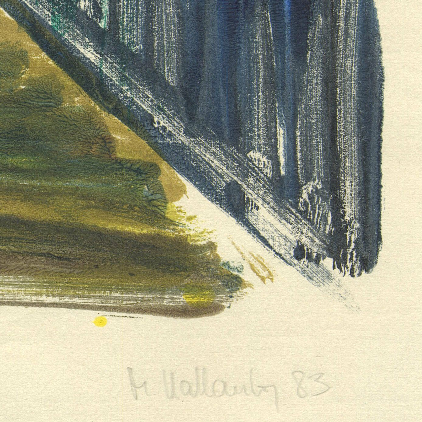 Marion Kallauka, “Berlin View #4”, 1983, Original Signed Graphic Streetscape photo for sale