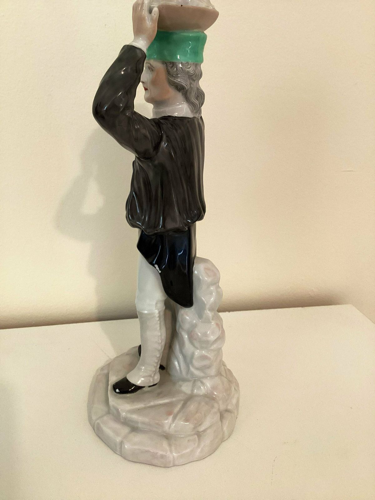 Fuerstenberg Porcelain Miner Candleholder Porzellan Bergman Figurine photo Home Decor