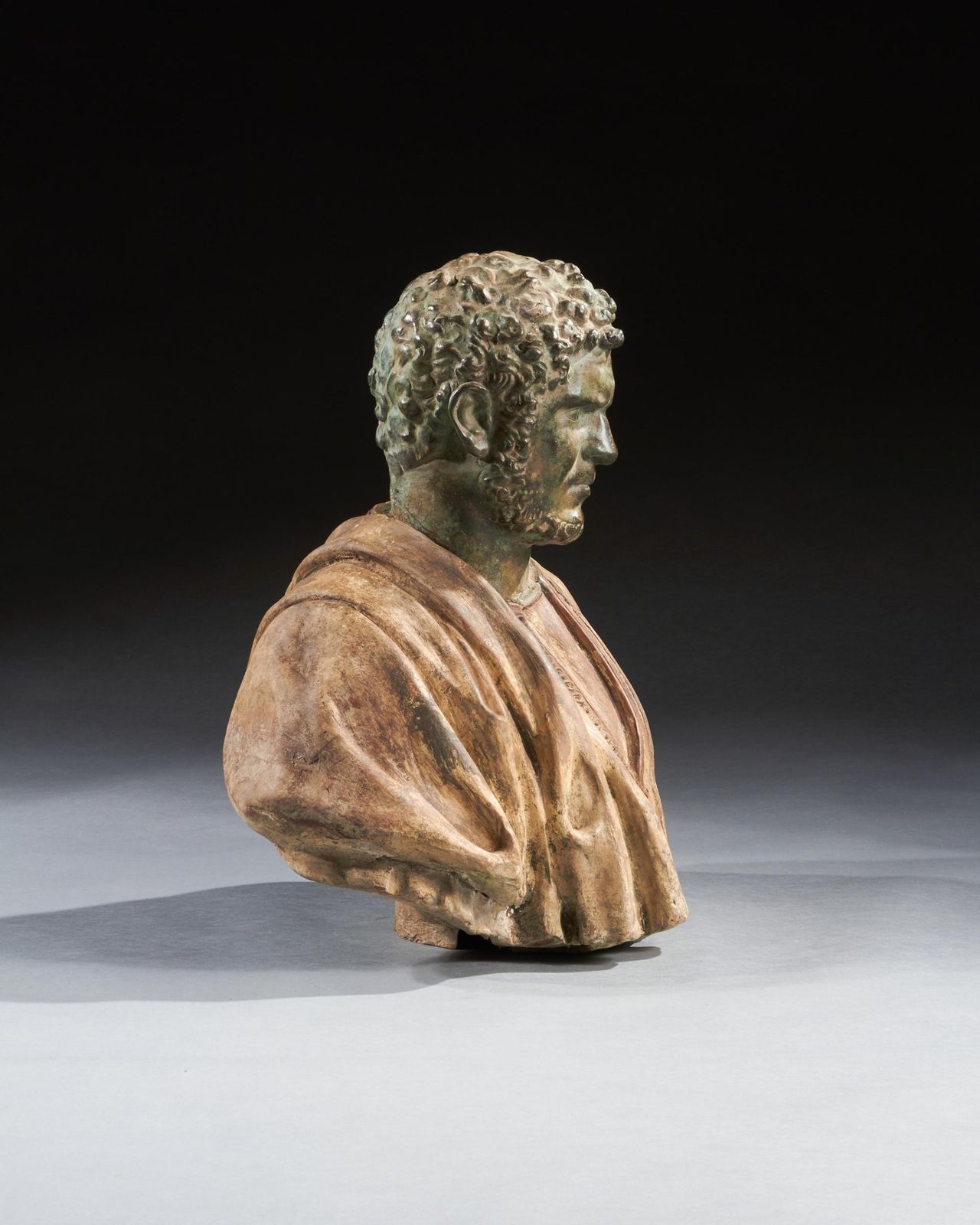 Rare Pair Of Late 19th Century Portrait Busts Of Caesars Marcus Aurelius And Caracalla photo 10800.0