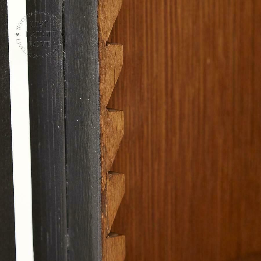photo for sale 1930's French Oak Painted Display Cabinet  Downing Street Black