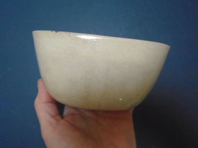 Antique French Stoneware Jelly / Jello Mold / Oval Rustic Farmhouse Ceramic Mould photo Home Decor