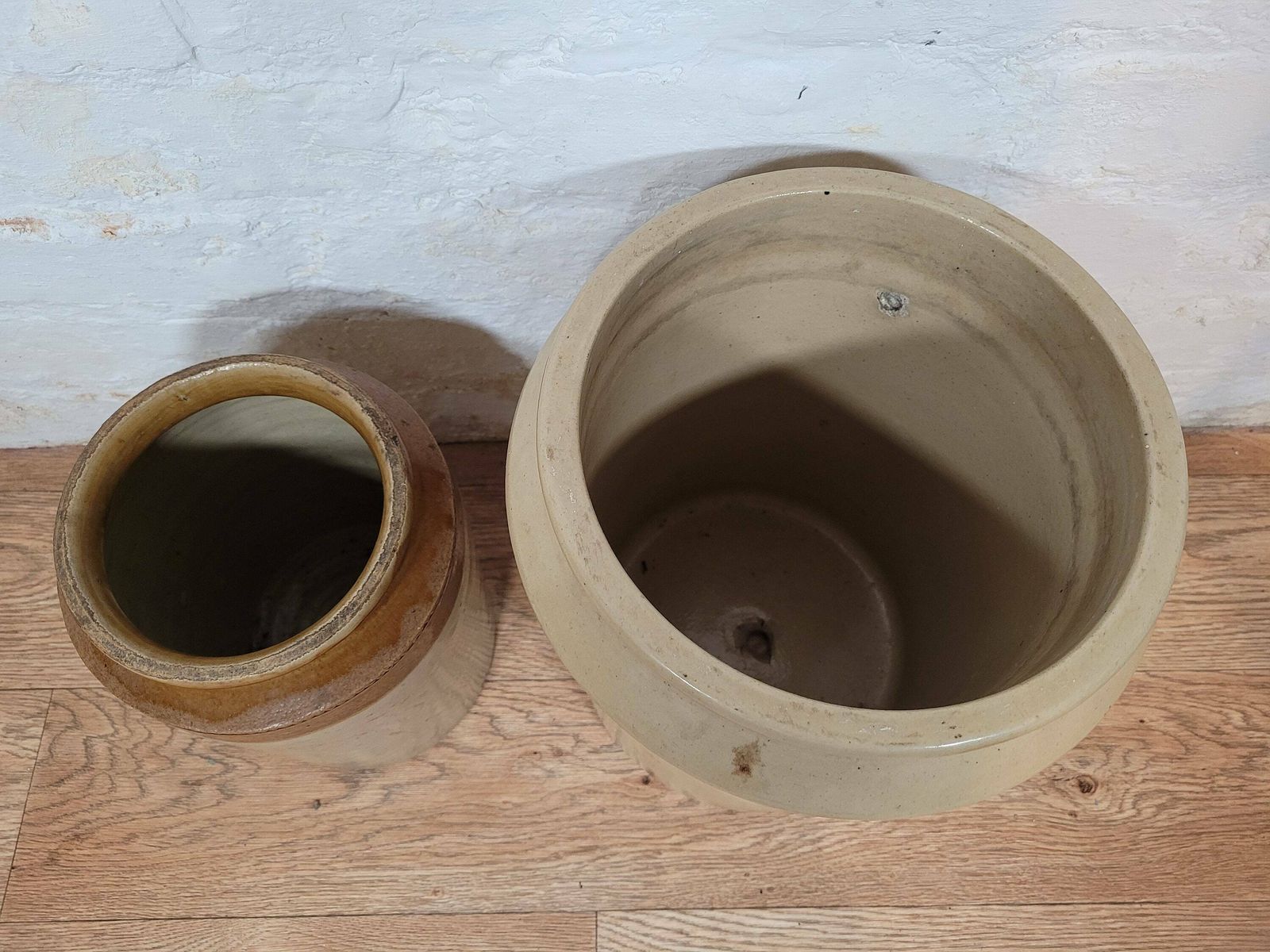 Doulton Ceramics / Pair Of Earthenware Pots / Antique Ceramic / Antique Pottery photo Home Decor