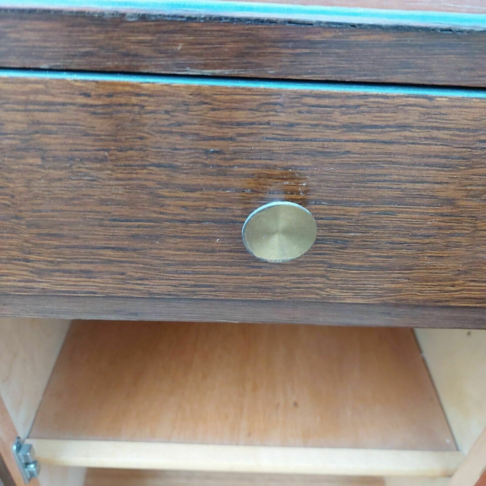 photo buy Vintage, Mid Century Plywood And Veneer Bedside Cabinet With Drawer & Cupboard