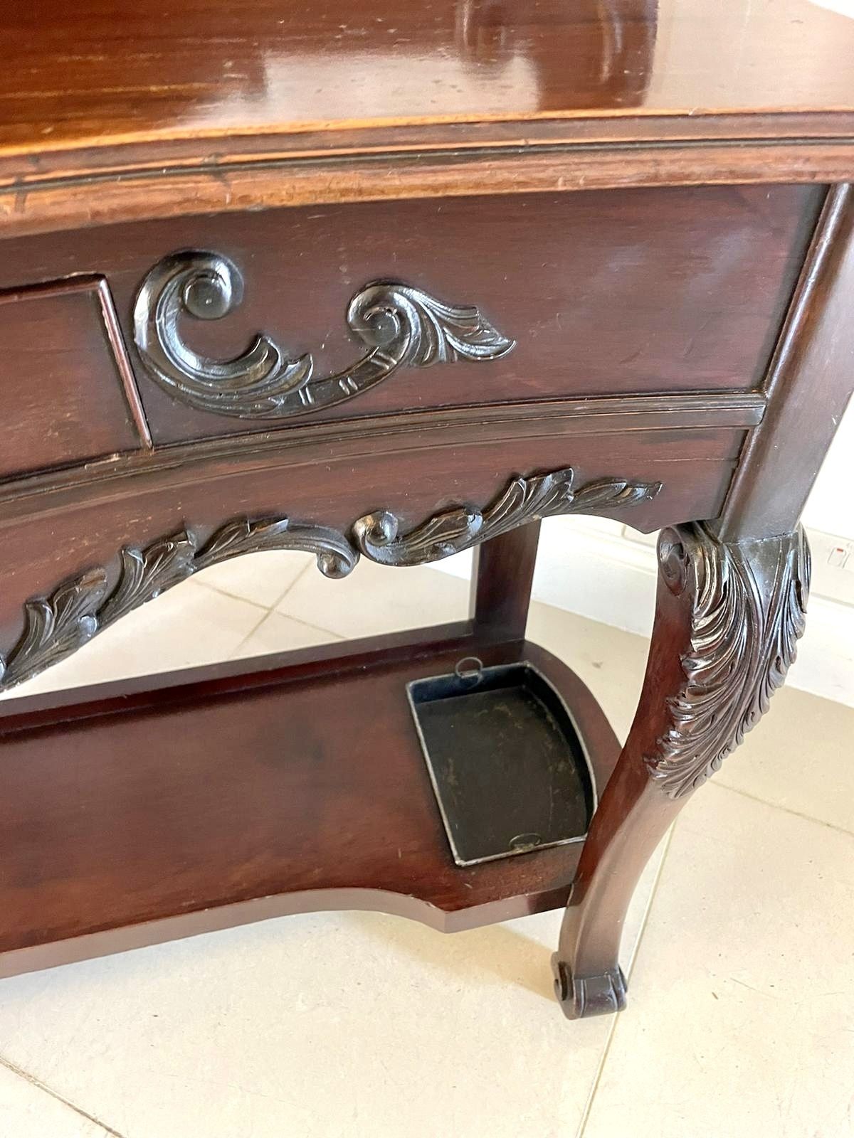 Quality Antique 19th Century Carved Mahogany Hall Stand photo buy