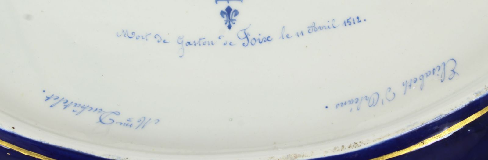 Home Decor Antique French Sevres Oval Porcelain Dish Late 18th Century photo
