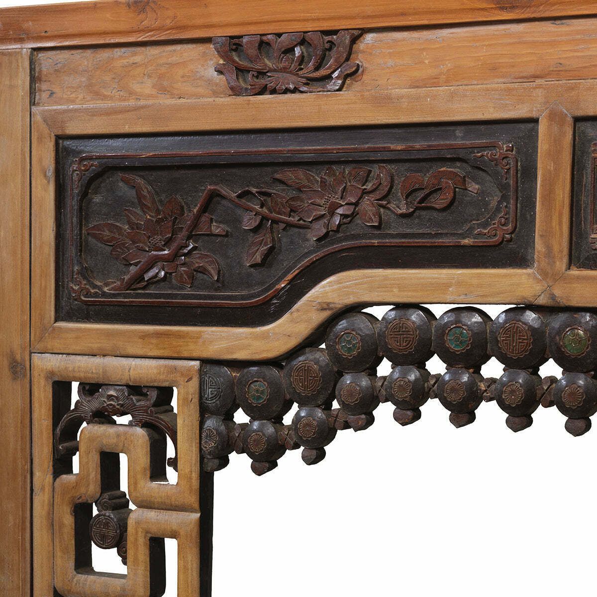 Chinese Marriage Bed Fascia With Scroll Feet photo buy