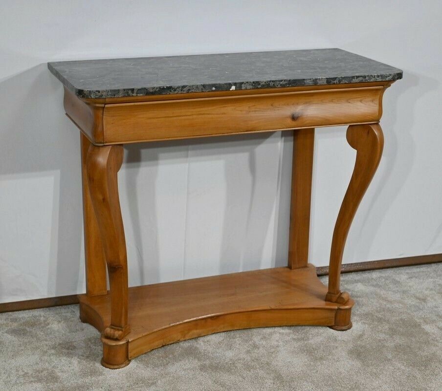 Small Property Console In Cherry, Louis Philippe Period, 1st Part Of The 19th Century photo furniture