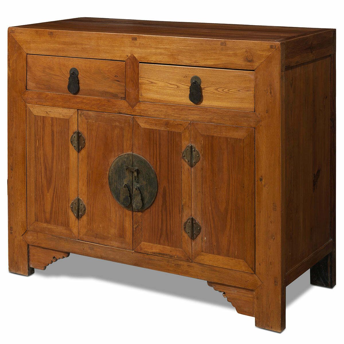 Square Cornered Beech Cabinet