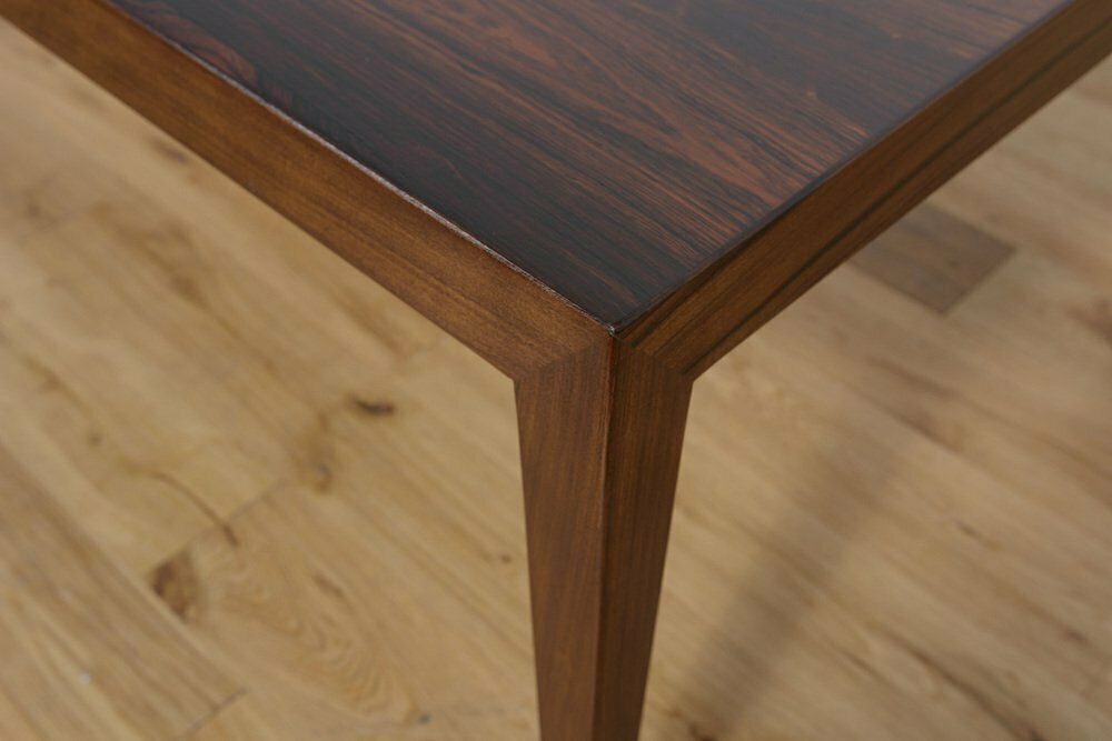 Mid Century Rosewood Coffee Table By Severin Hansen For Haslev Furniture Carpentry, 1960s photo vintage