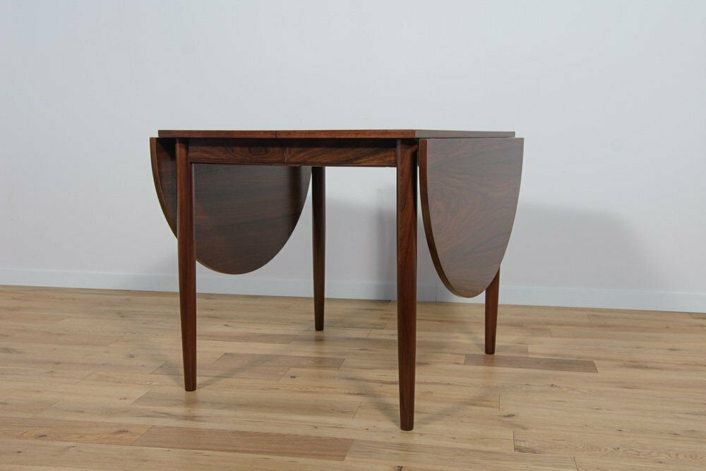 Mid Century Danish Extendable Rosewood Dining Table, 1960s photo for sale