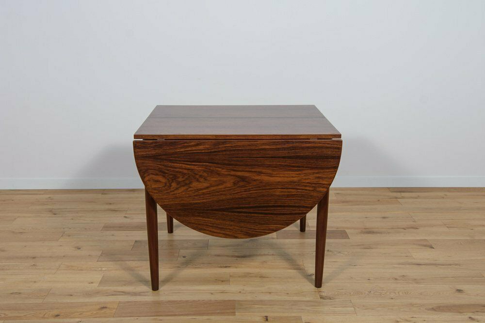 Mid Century Danish Extendable Rosewood Dining Table, 1960s photo Furniture