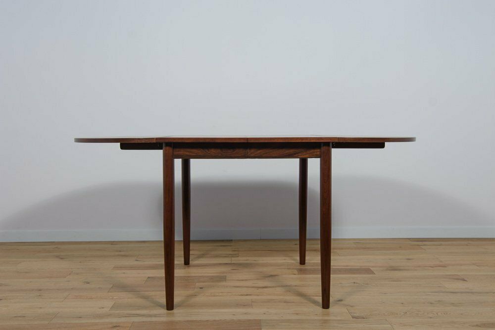 Furniture Mid Century Danish Extendable Rosewood Dining Table, 1960s photo