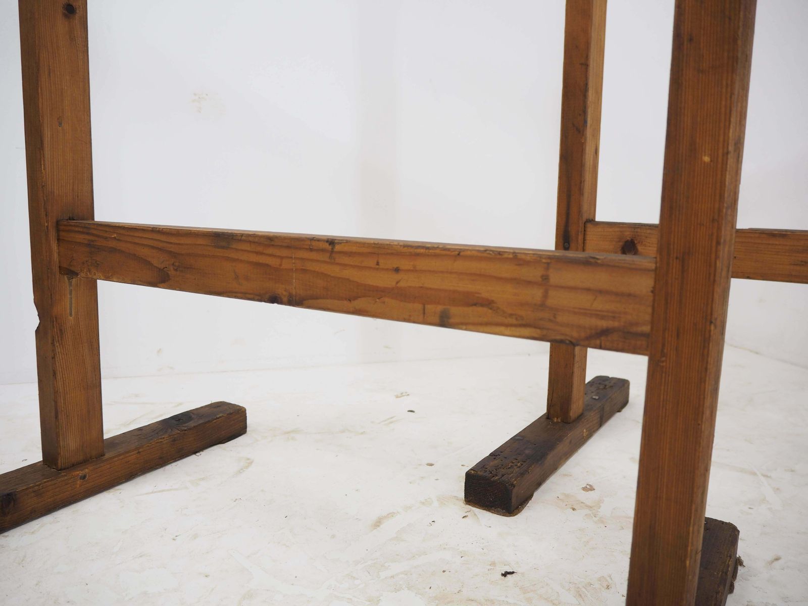 photo buy Pair Of Industrial Trestle Table Bases, Early 20th Century