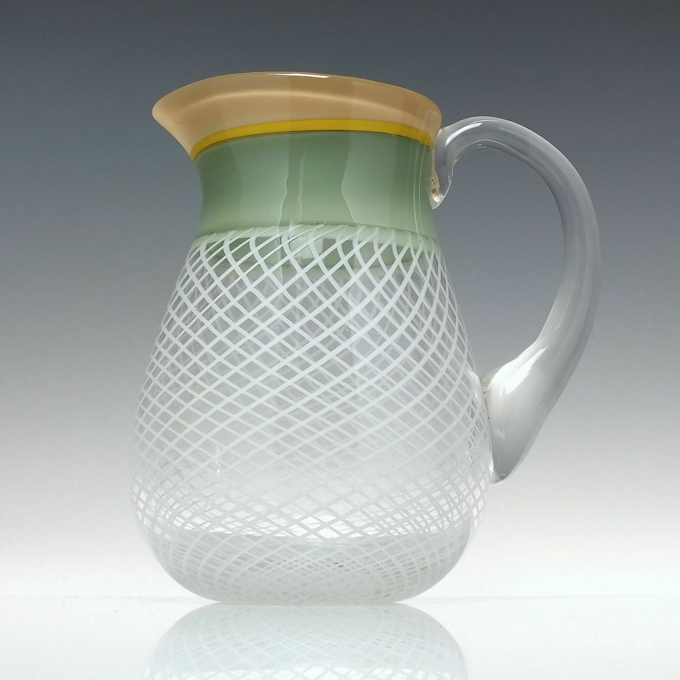 Unique Mike Hunter Glass Vitro A Filli Large Cream Jug 2015 photo vinterior