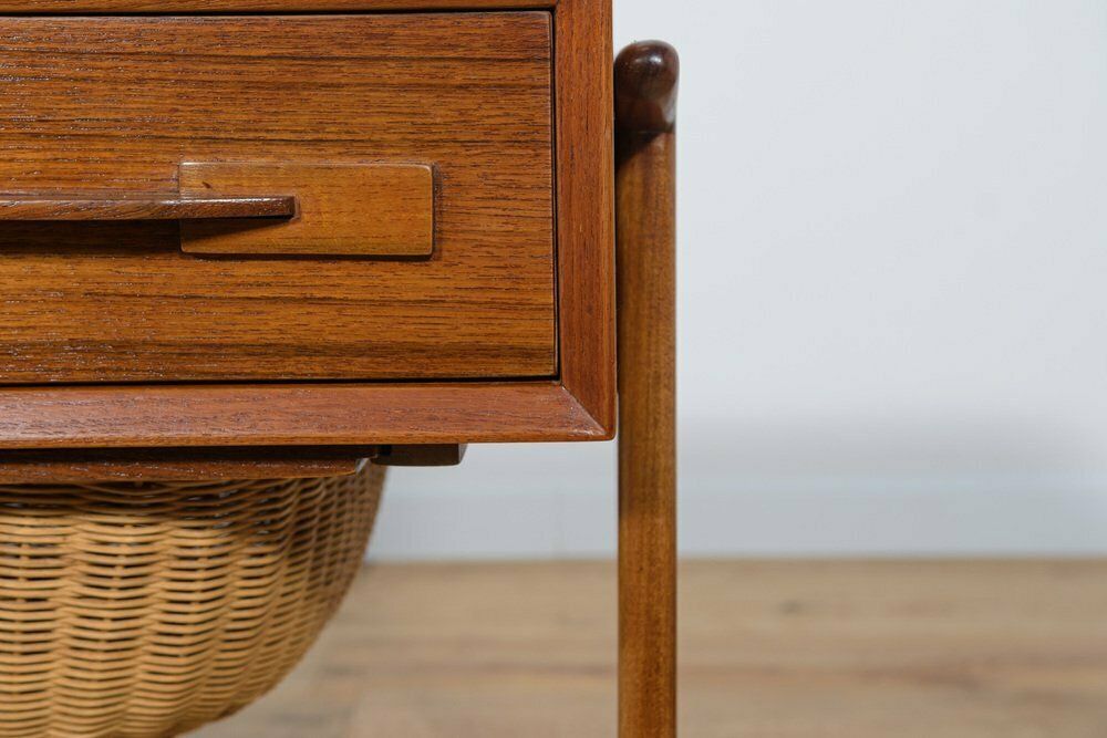 photo vintage Mid Century Danish Teak Console Table, 1970s