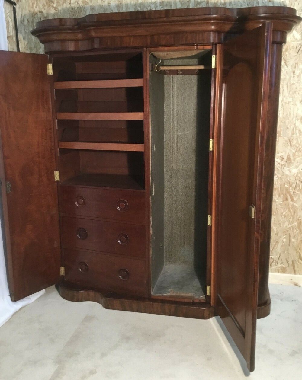 Fabulous Mid Victorian Compactum Wardrobe photo furniture