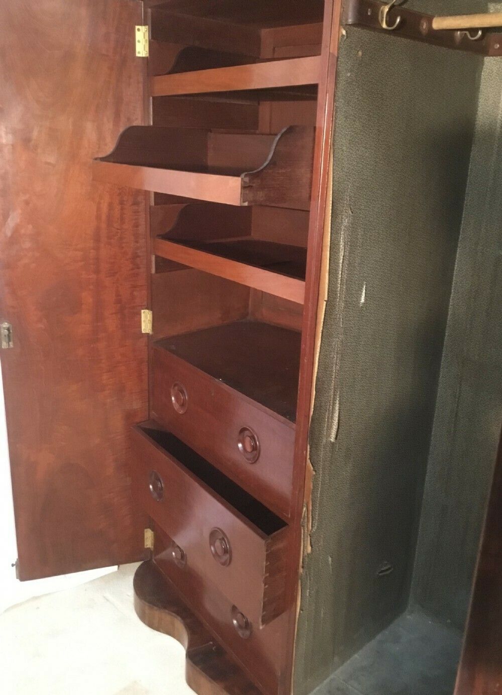Fabulous Mid Victorian Compactum Wardrobe photo Furniture