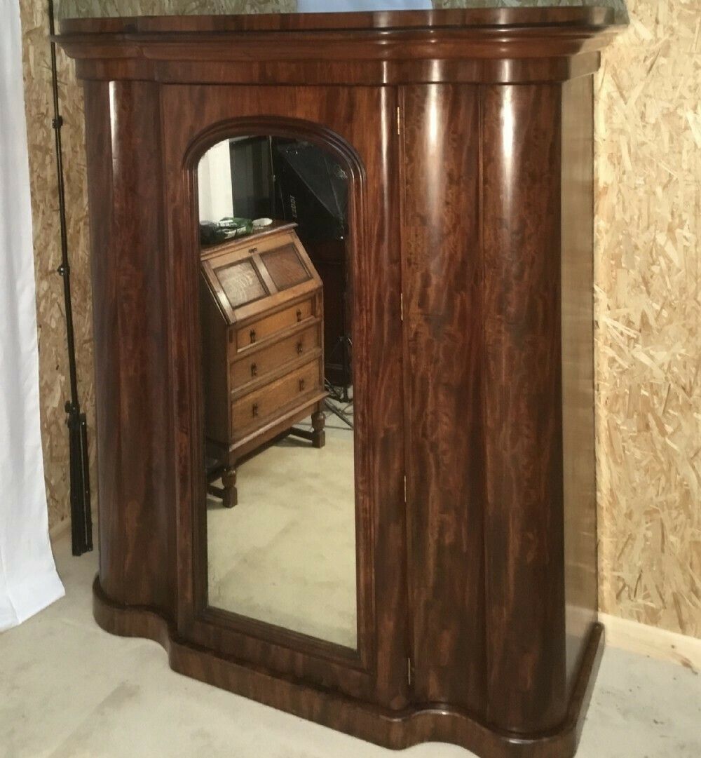 Fabulous Mid Victorian Compactum Wardrobe photo vintage