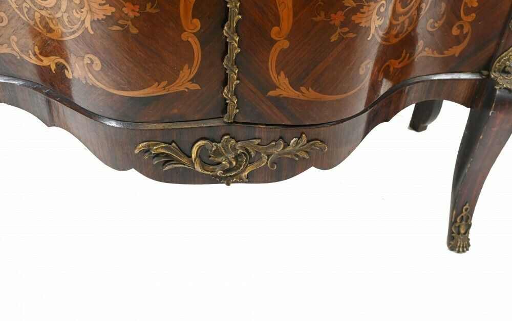 French Empire Vitrine Display Cabinet Inlay 1880 photo vinterior