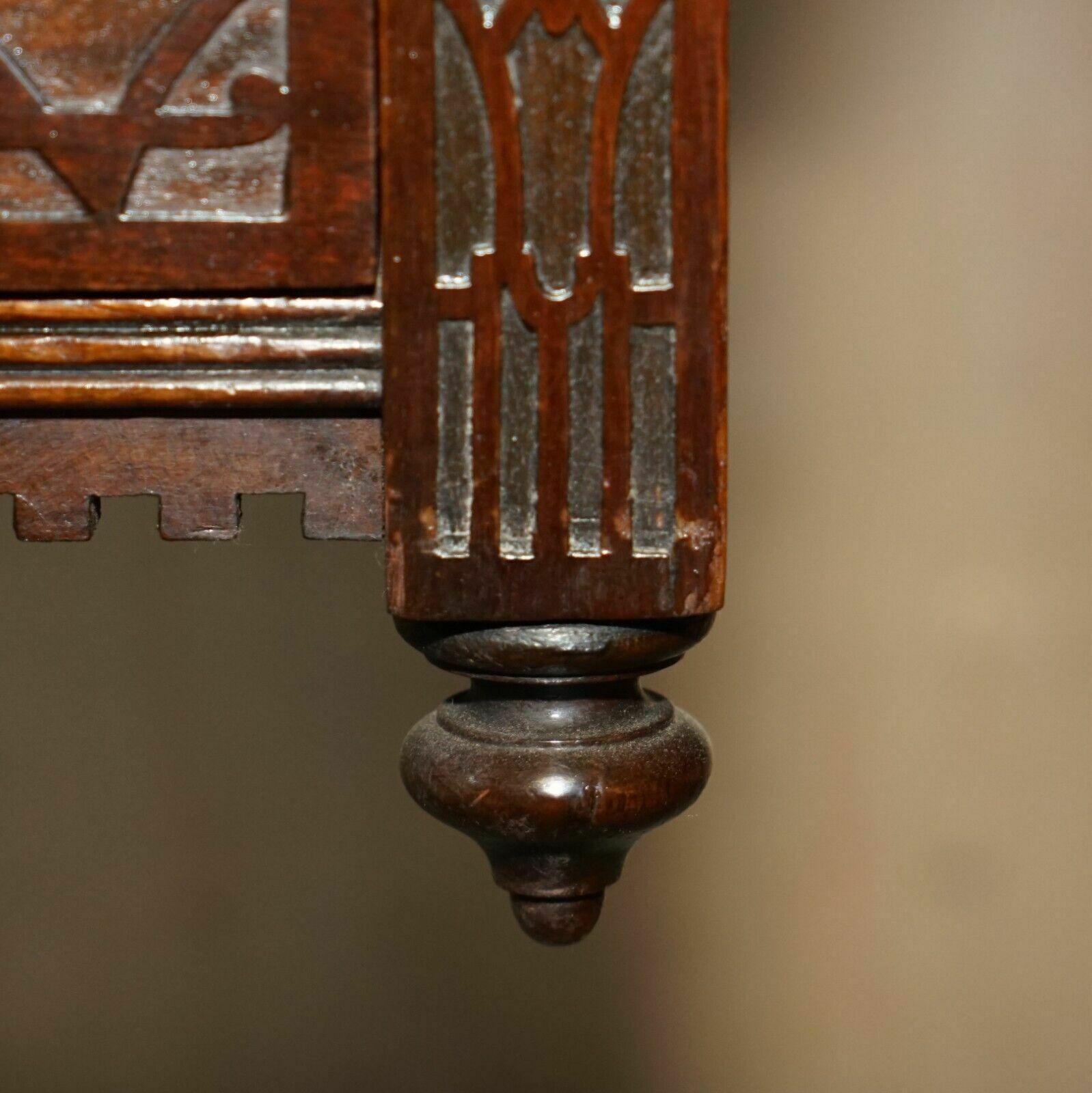 Furniture Important Original Edward & Roberts Restored Chinese Thomas Chippendale Desk photo