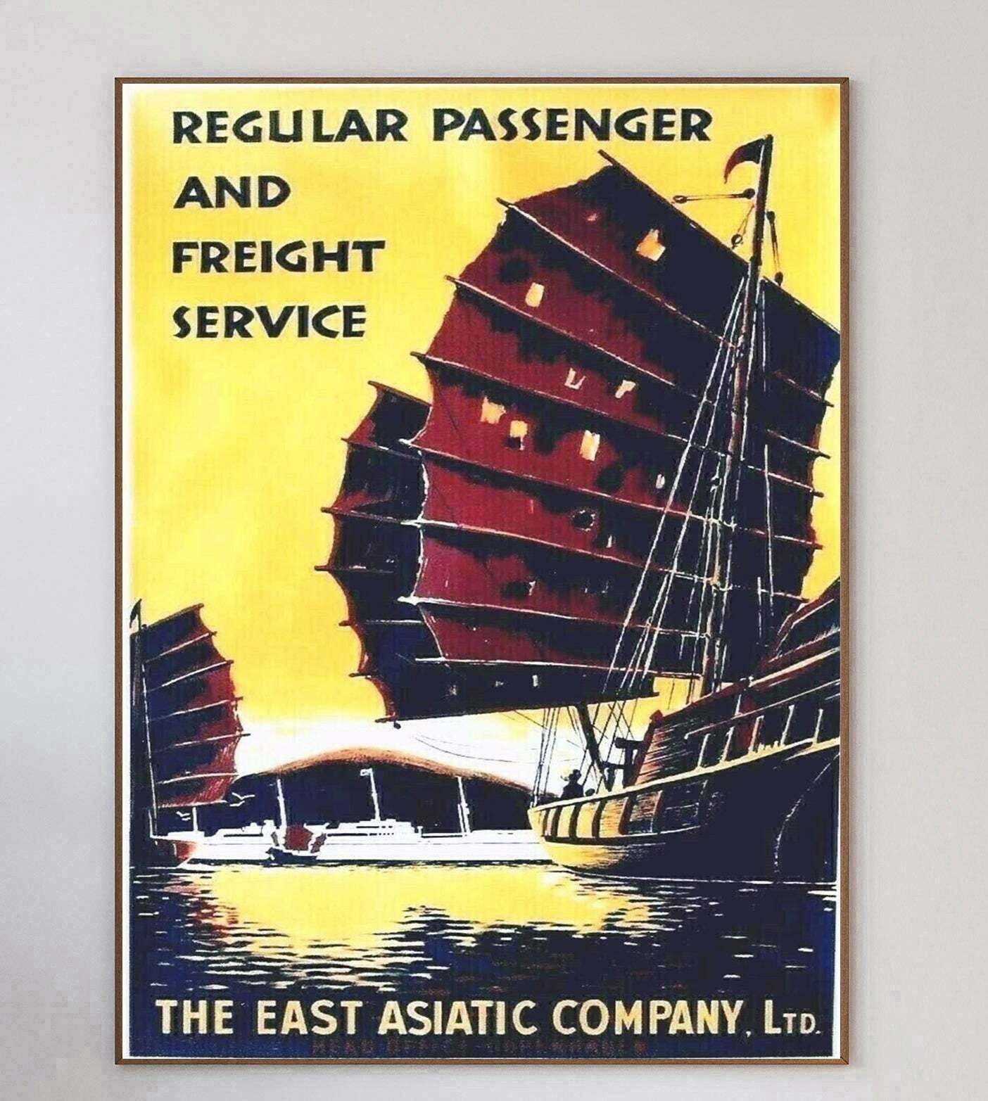 The East Asiatic Company Original Vintage Poster photo 795.0