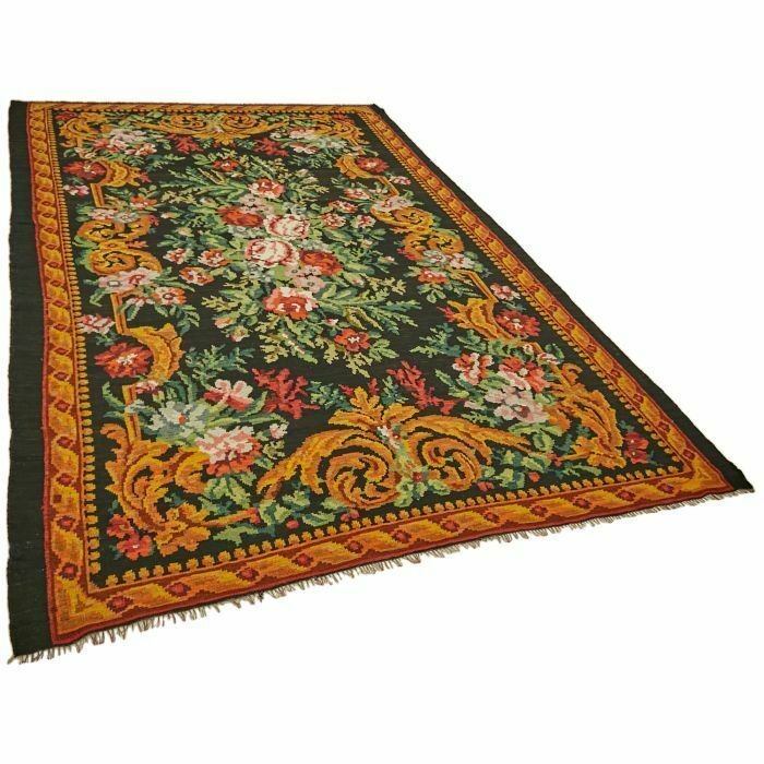 Handmade Vintage Moldovan 207 Cm X 308 Cm Kilim Rug photo furniture