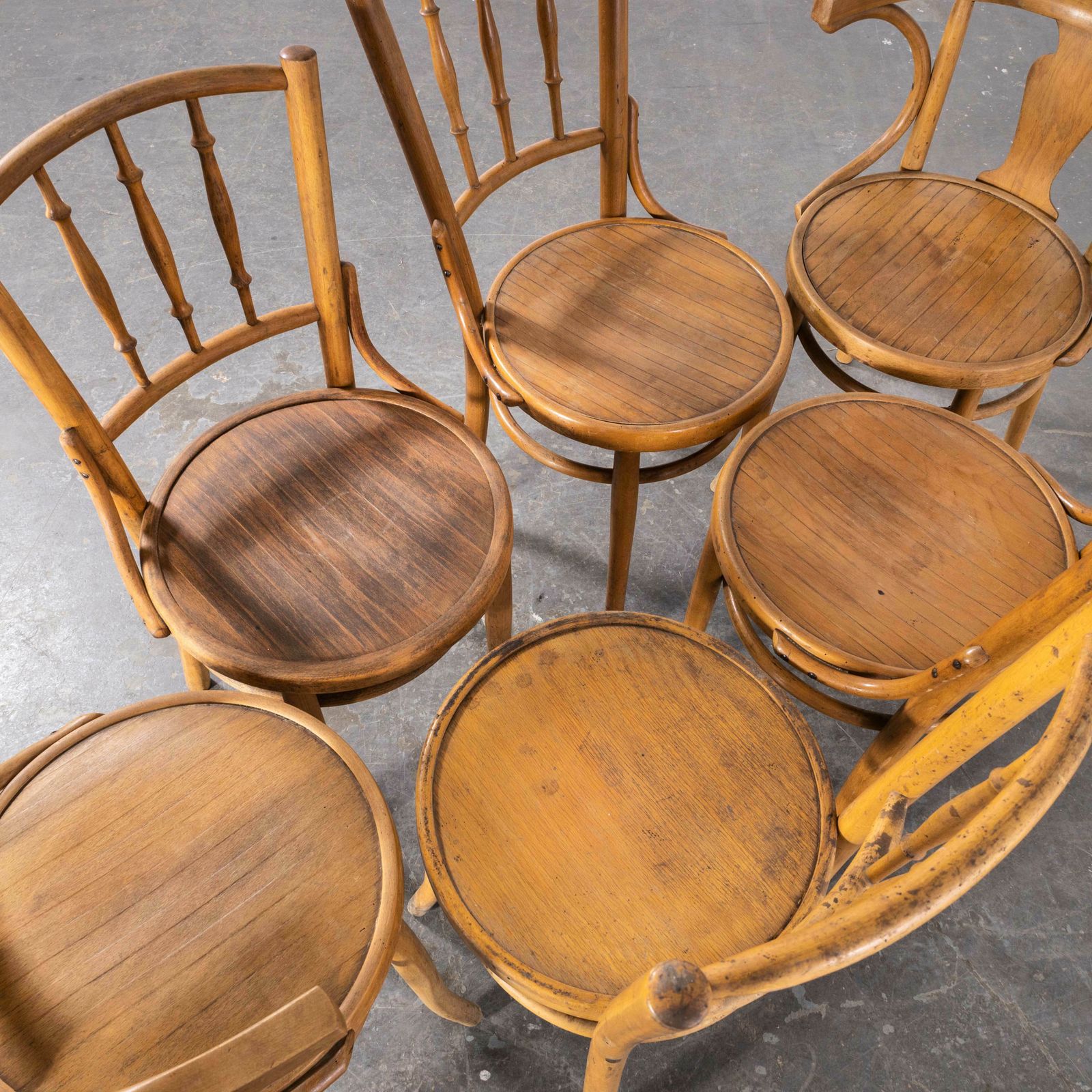 1950’s Bentwood Debrecen Blonde Dining Chairs – Set Of Six photo furniture