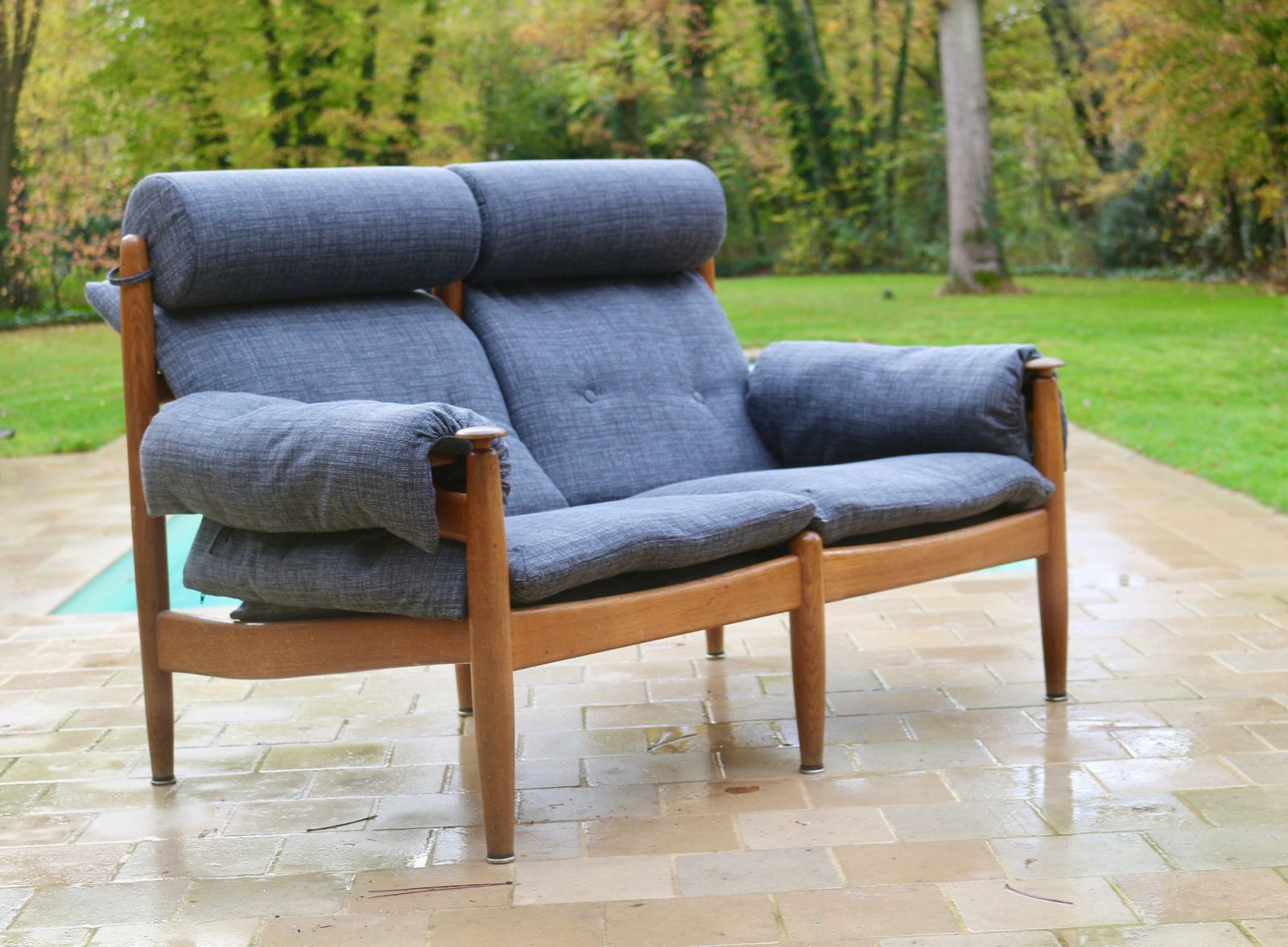2 Seater Sofa Year 1960 By Eric Merthen For Ire Møbler, Sweden 196 photo 1932.0