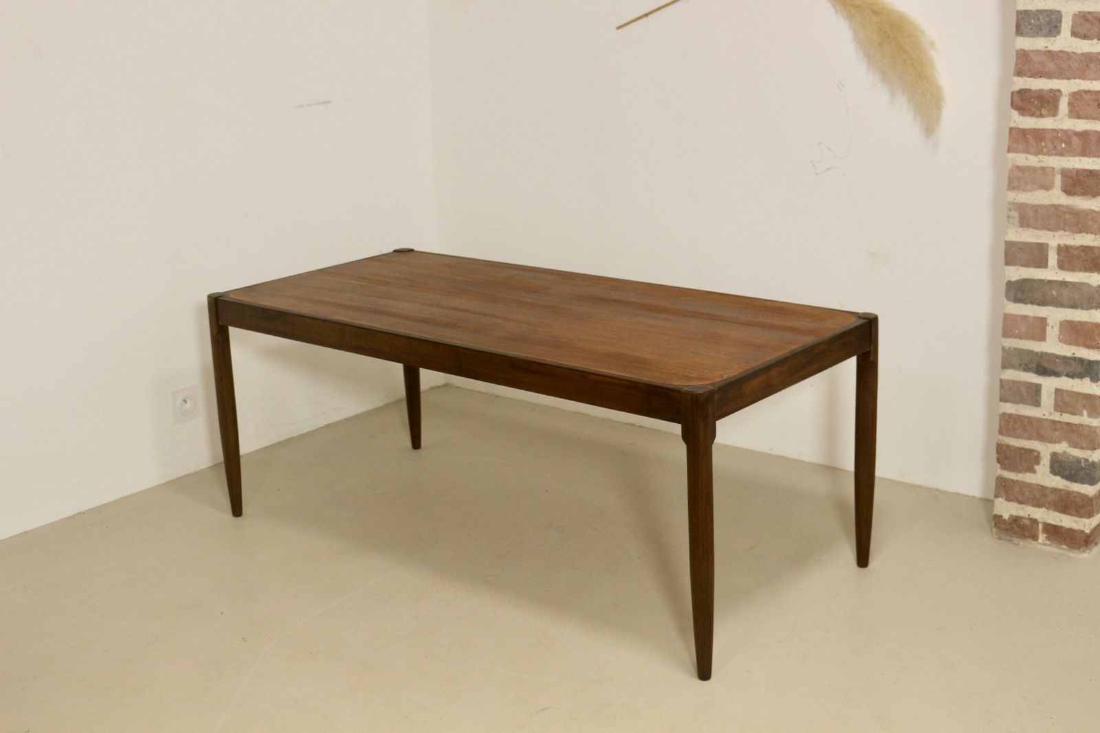Furniture Scandinavian Teak Coffee Table Year 60 : Ref : Rosy photo