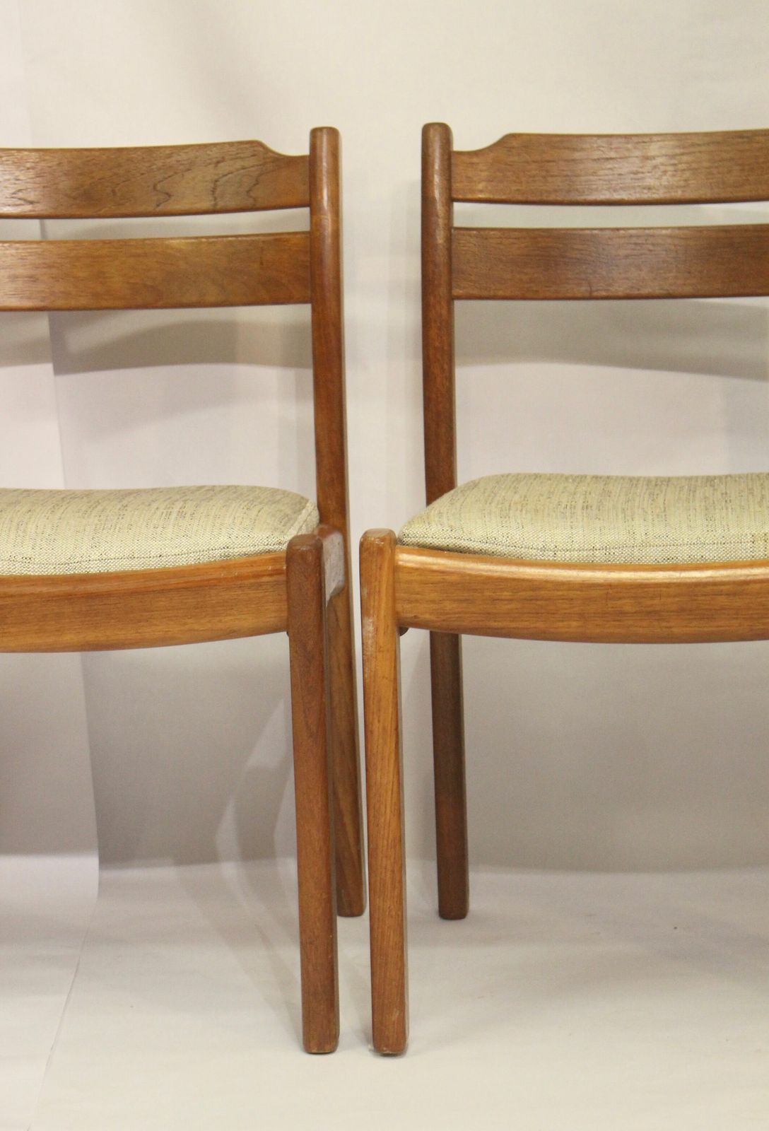 Set Of 4 Dyrlund Chairs From The 60s In Teak photo for sale