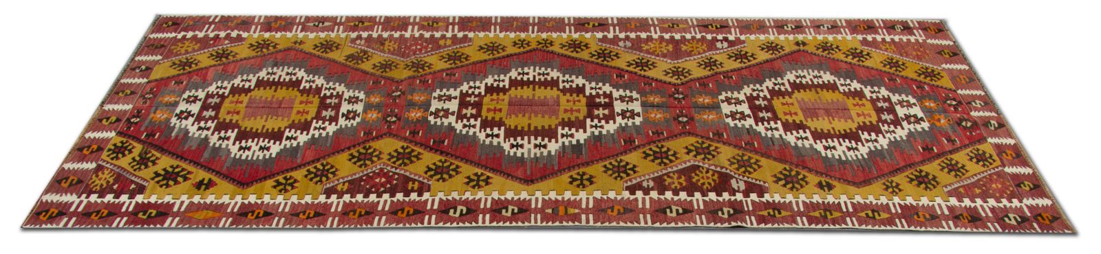 Turkish Kilim Rugs, Antique Runner Rug, Gold Rug Stair Runner Handmade Carpet photo furniture