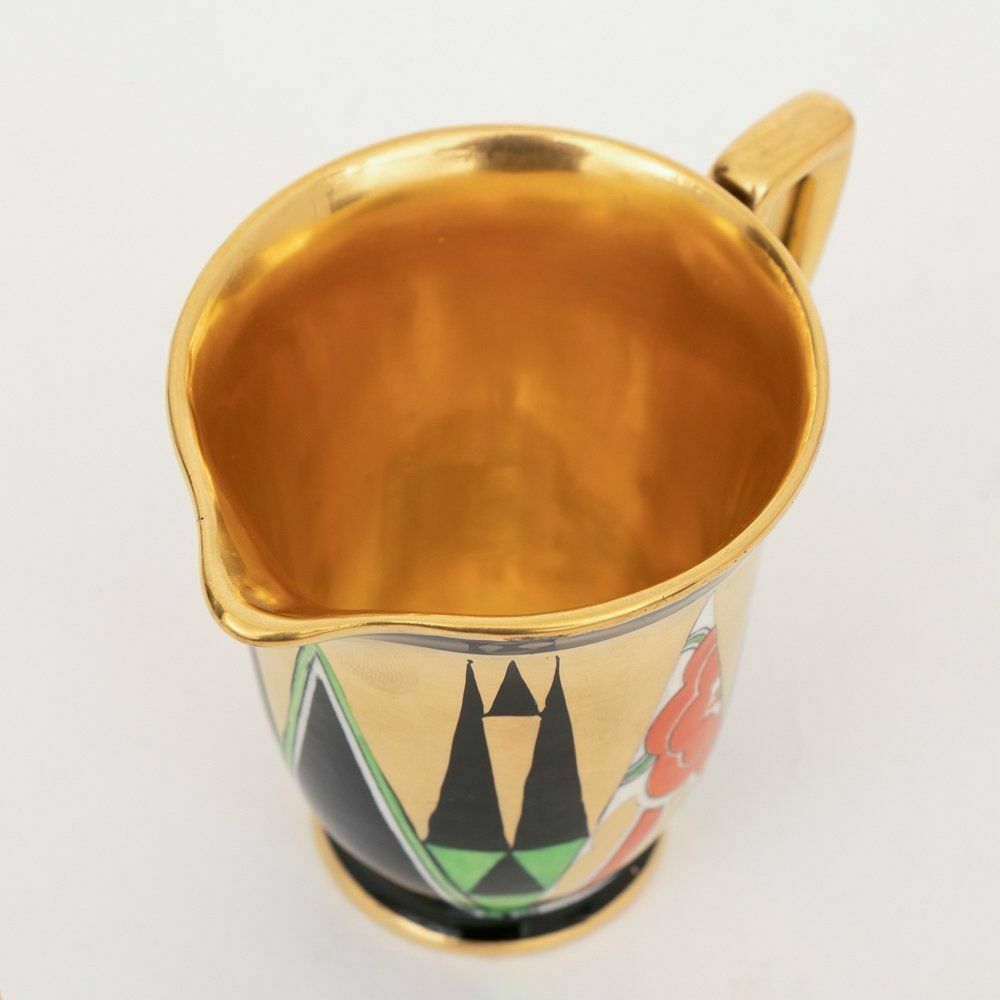 Art Deco 'Orient' Cream Jug By Crown Devon photo for sale