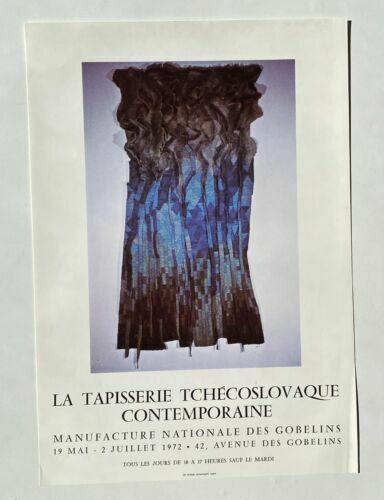 The Czechoslovakian Tapestry  Expo 1972 Poster Czech Tapestry