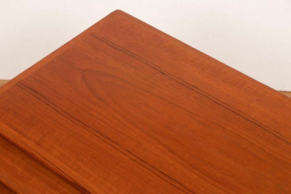 Danish Teak Nest Of Tables C.1980 photo Furniture