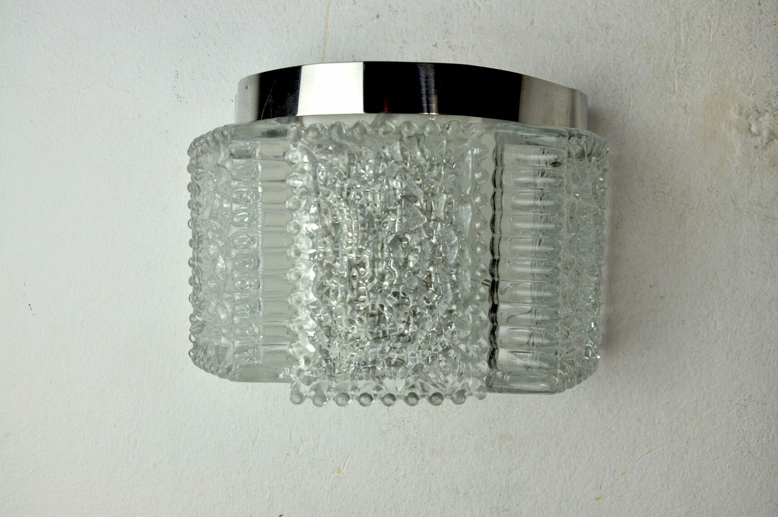 Wall Lamp By Kaiser Leuchten In Frosted Glass Germany 1960 photo 920.0