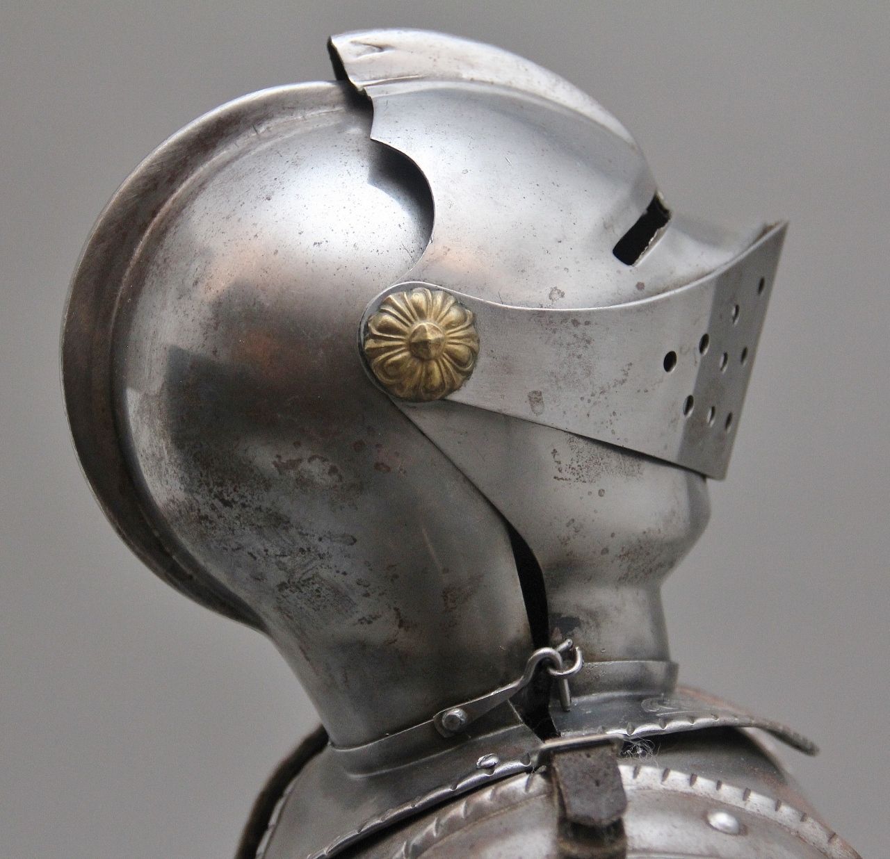 photo for sale An Impressive Early 20th Miniature Suit Of Armour