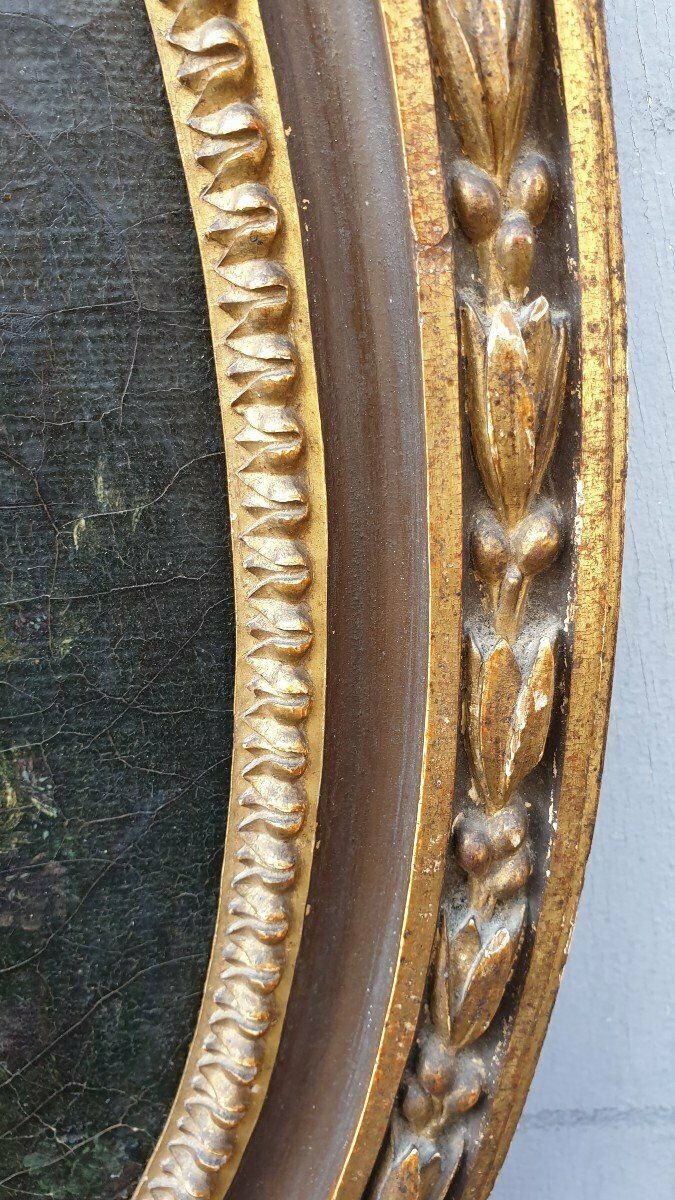 Art Painting Virgin Before The Instruments Of The Passion, Framed, Eighteenth Century photo